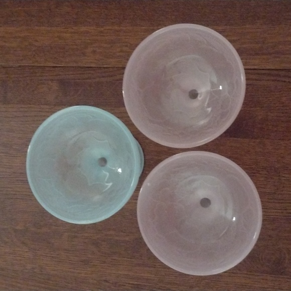 Vintage Luminarc Satin Frosted Dessert Glasses - Picture 3 of 8